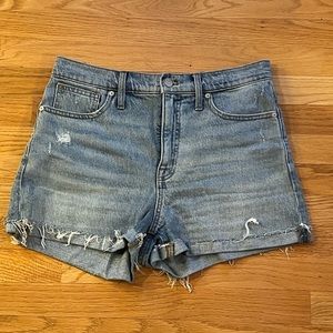 High Rise Jean Shorts